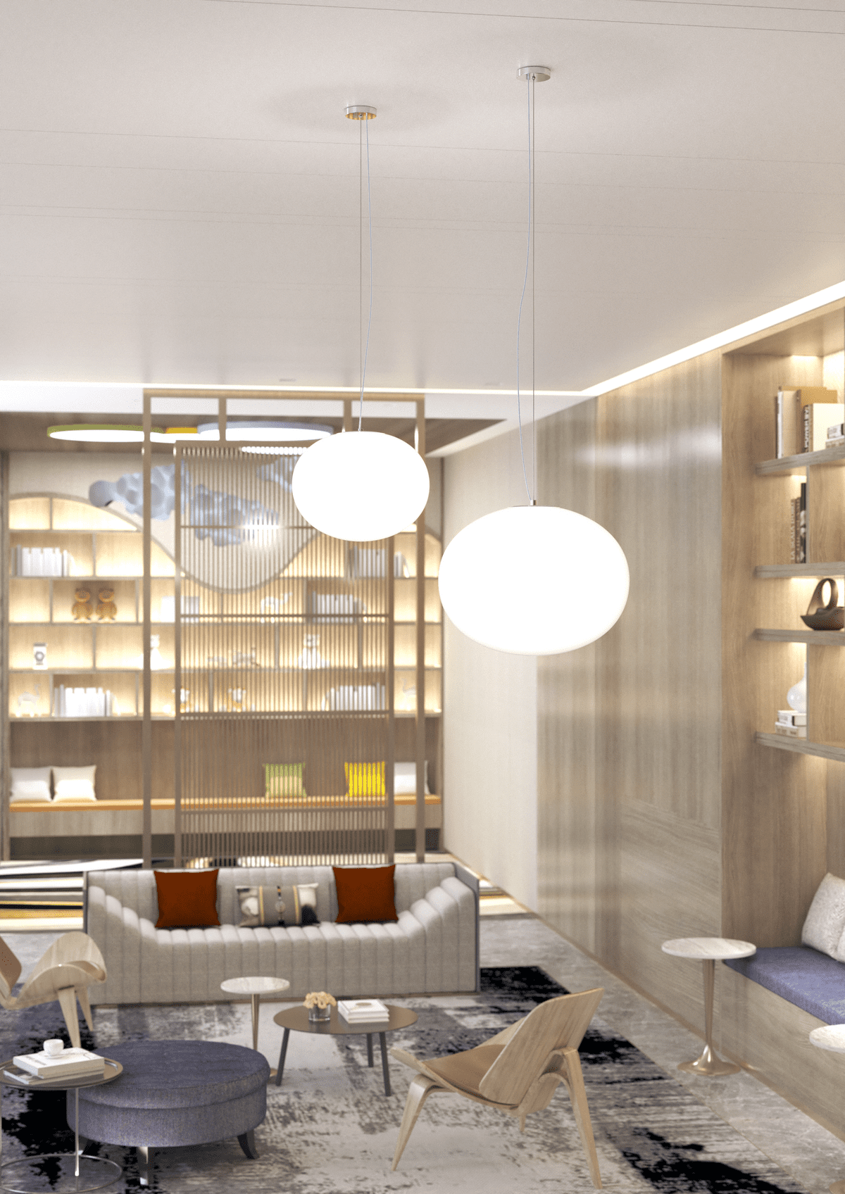 1092/S45 SOFT SOSPENSIONE D.45 1 LUCE