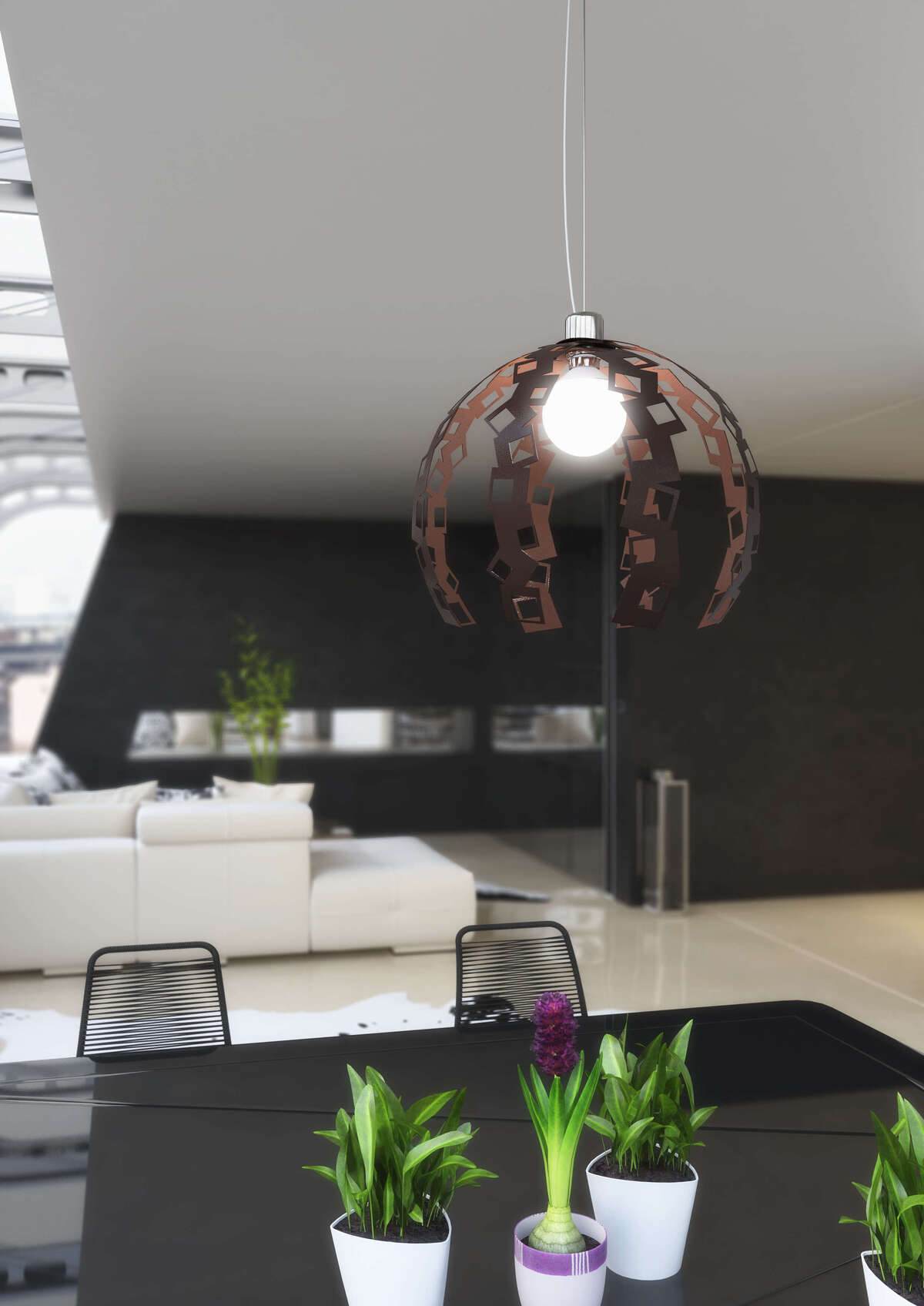 1118/S-CO CHAIN SOSPENSIONE 1 LUCE CORTEN