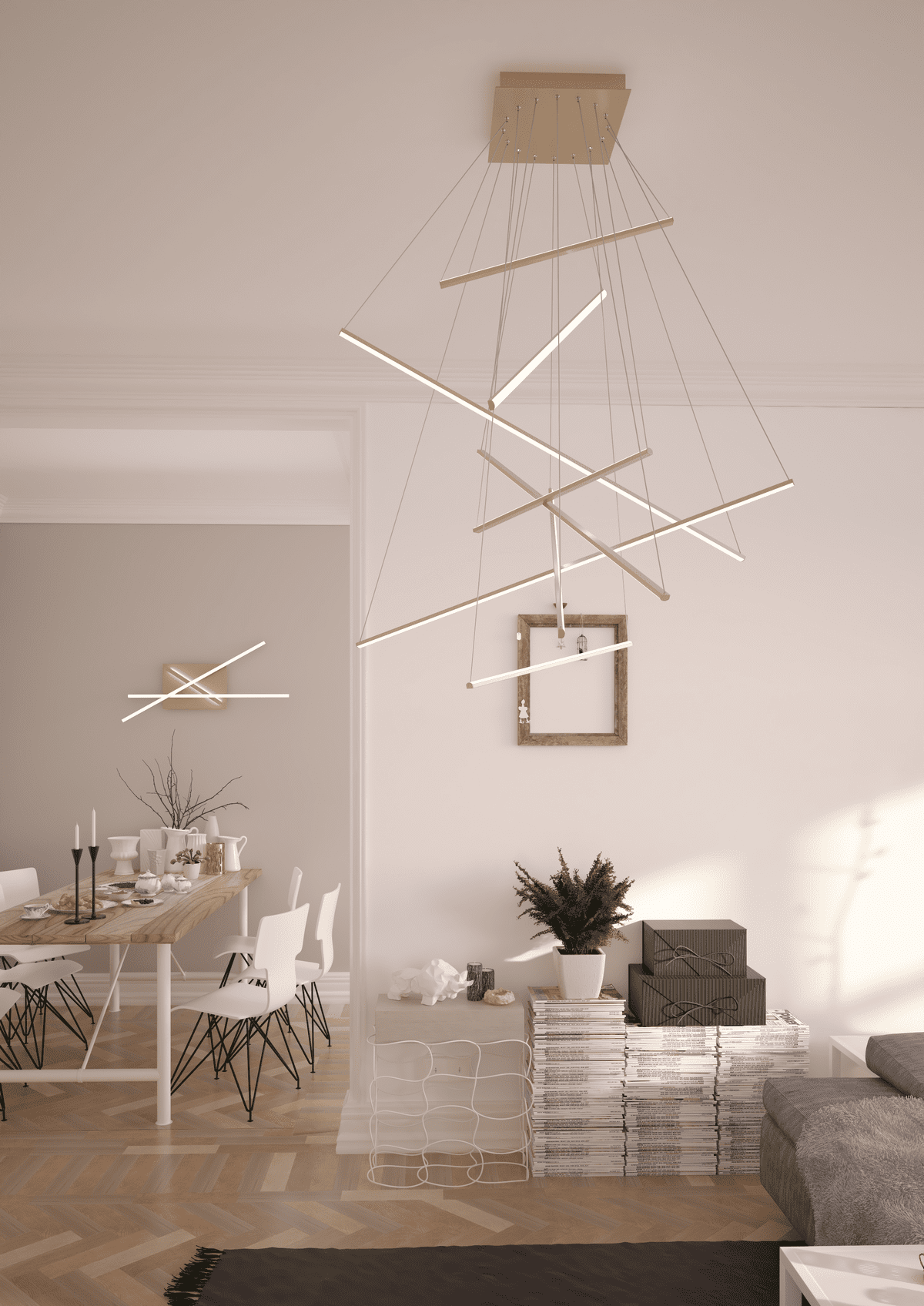 1182/S80-GO DNA SOSPENSIONE D.80 CM. GOLD