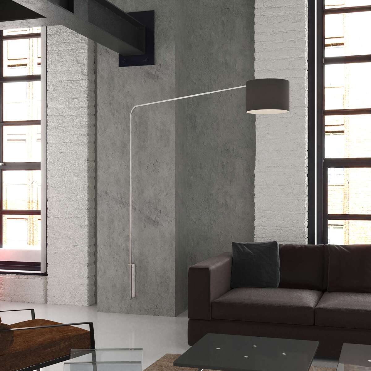 1189/B7-CIN CORNER TERRA/PARETE 1189 TUBO SINGOLA CURVA - DIFFUSORE CILINDRICO NERO