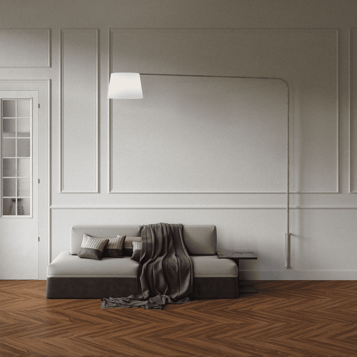 1189/B7-COB CORNER TERRA/PARETE 1189 TUBO SINGOLA CURVA - DIFFUSORE CONICO BIANCO