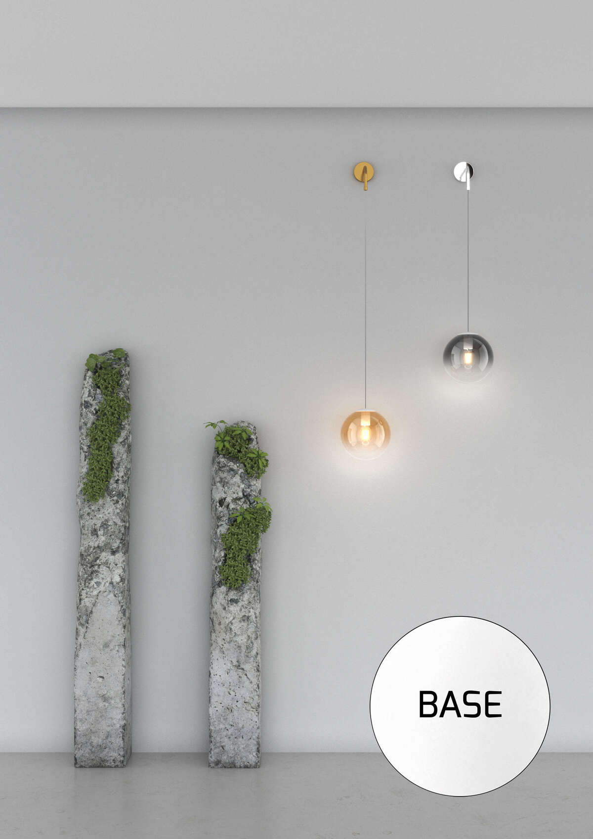 1194BI/A-FU BIG ECLIPSE APPLIQUE BIANCO 1 LUCE VETRO FUM?