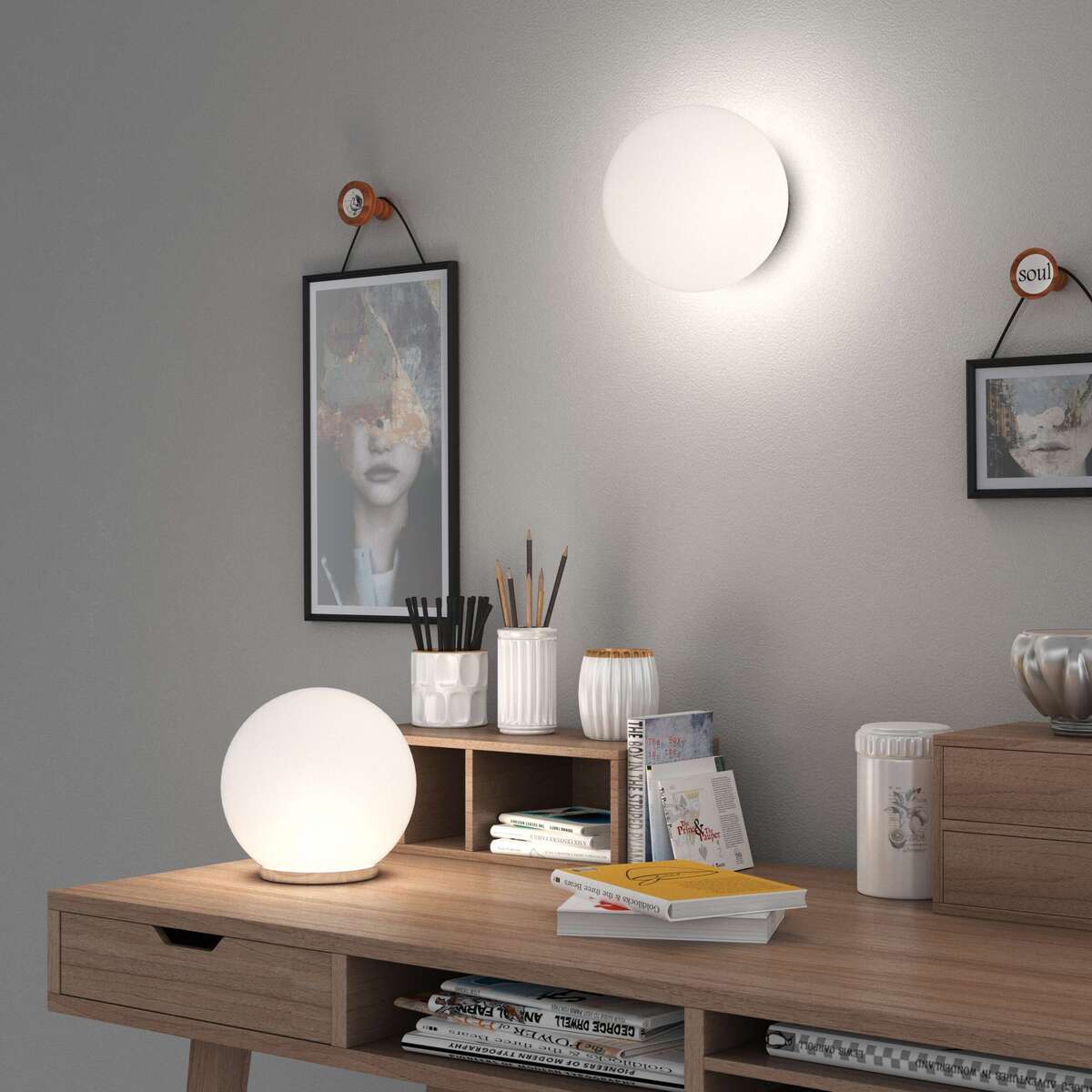 1195/P MARS PORTATILE D.20 CM. 1 LUCE