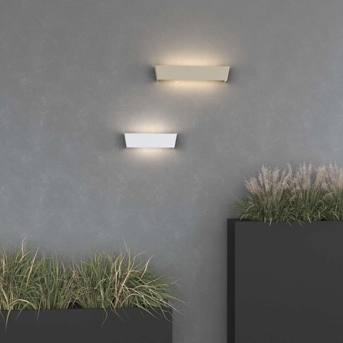 1235/AP-BI KING APPLIQUE 34 CM. BIANCO A LED INTEGR. SWITCH 3000/3500/4000