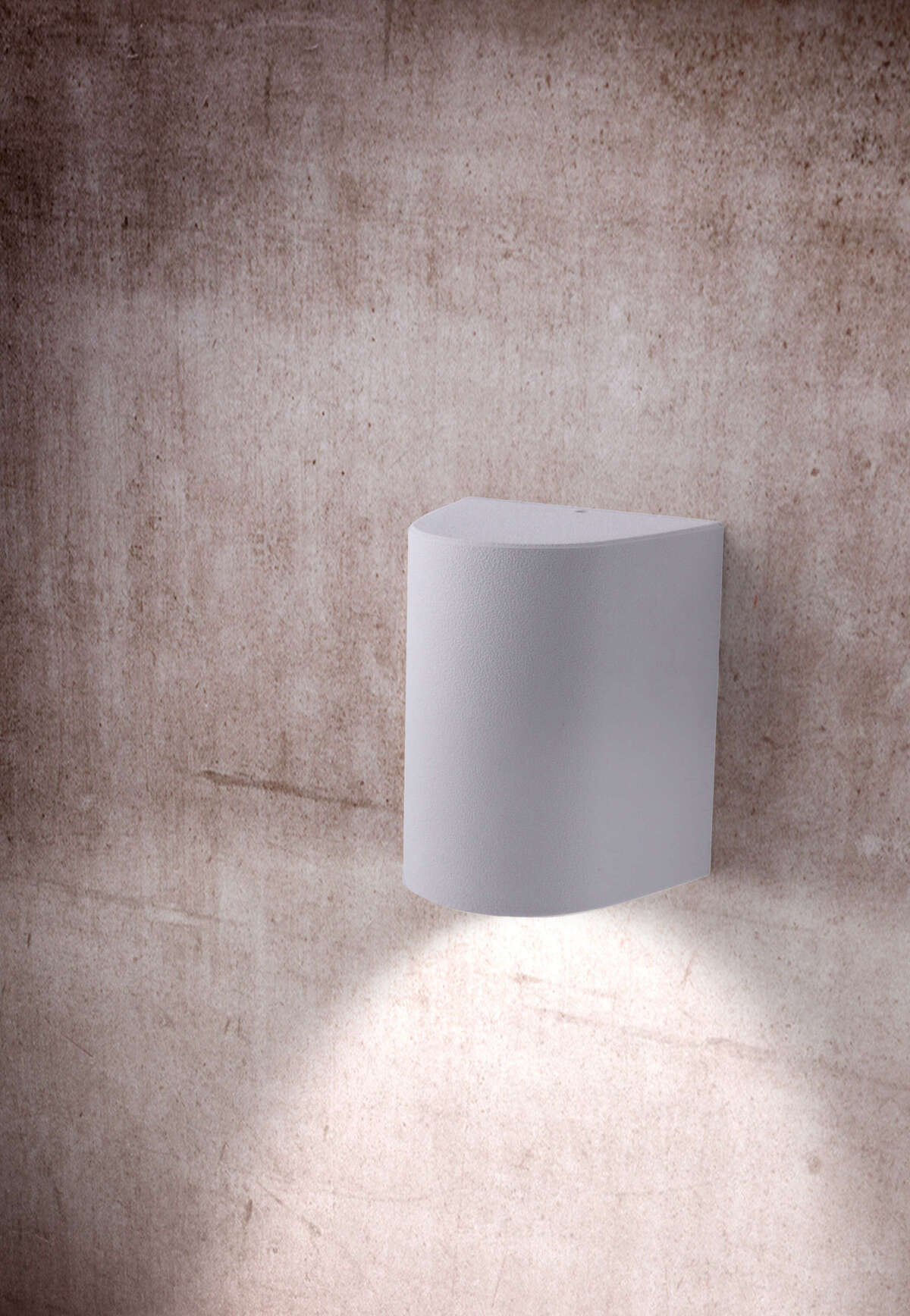 AOSTA/AG1-GR AOSTA APPLIQUE GRANDE 1 LUCE GRIGIO IP55 GX53 LED 10W CCT INCLUSA