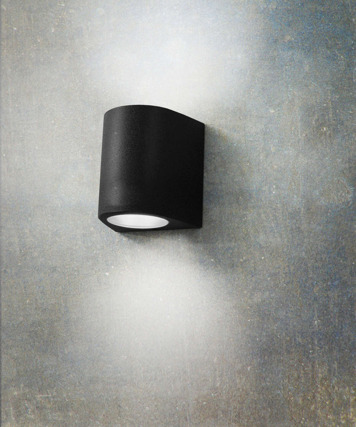 AOSTA/AG2-NE AOSTA APPLIQUE GRANDE 2 LUCI NERO IP55 GX53 LED 2X10W CCT INCLUSE