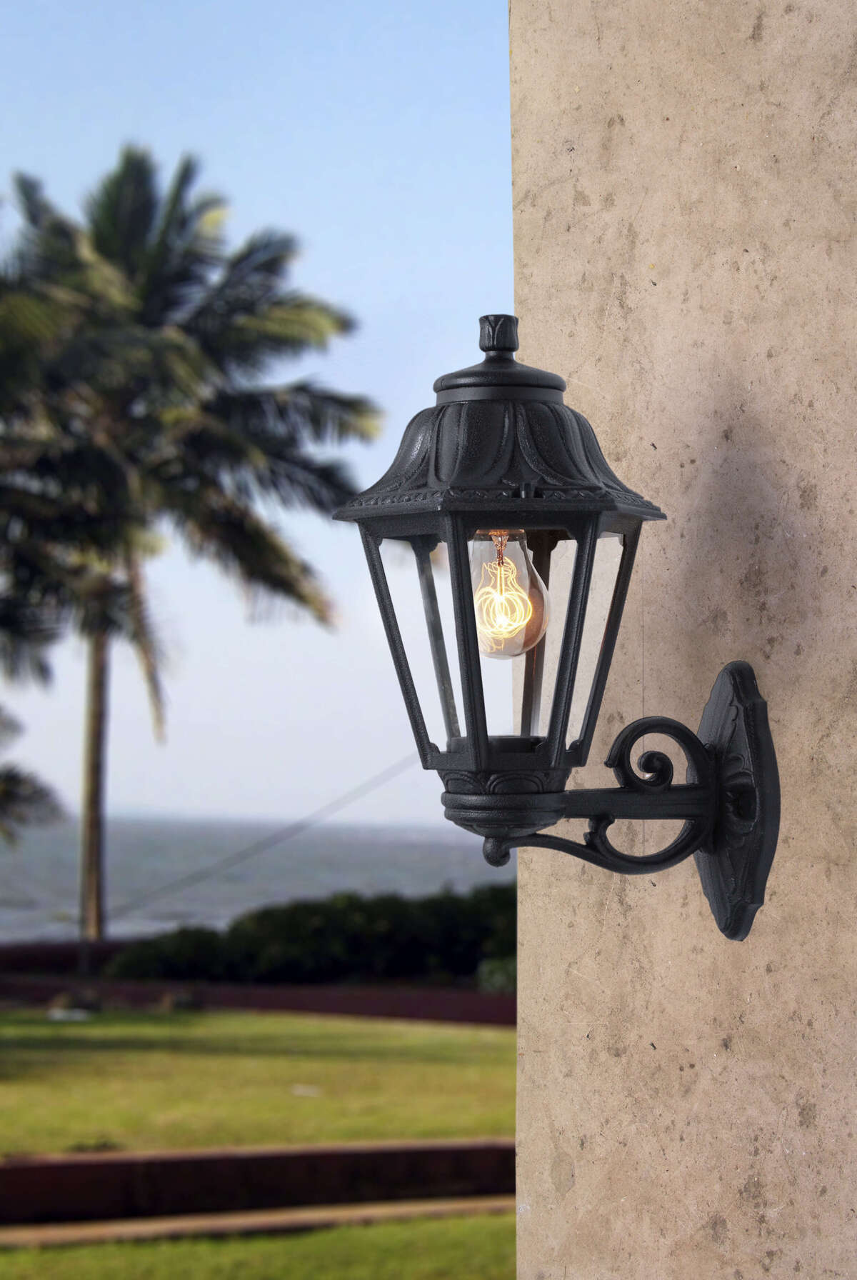 ASTI/AP-NE ASTI APPLIQUE 1 LUCE NERO IP55 E27 NON INCLUSA