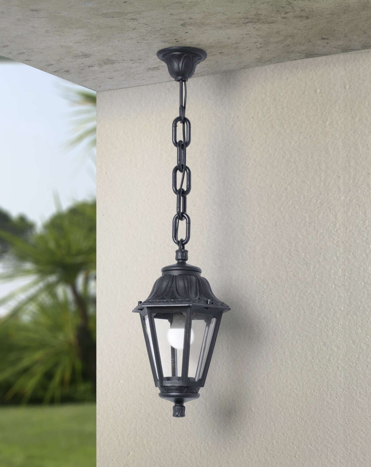ASTI/SO-NE ASTI SOSPENSIONE 1 LUCE NERO IP55 E27 NON INCLUSA