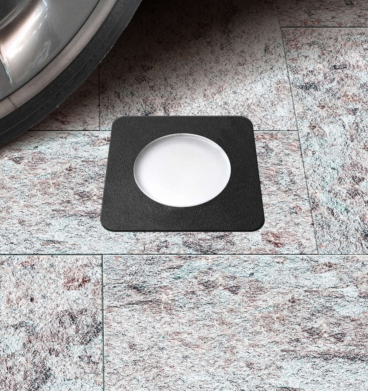 CAPRI/CA-QD9-NE CAPRI CALPESTABILE INCASSO QUADRO 9 CM. 1 LUCE DIFFUSA NERO IP67 GU10 LED 6W CCT INCLUSA