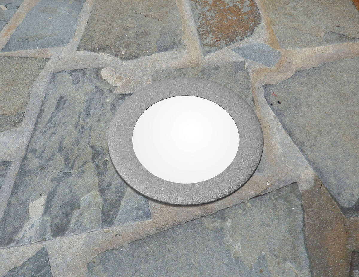 CAPRI/CA-TD16-GR CAPRI CALPESTABILE INCASSO TONDO 16 CM. 1 LUCE DIFFUSA GRIGIO IP67 GX53 LED 10W CCT INCLUSA