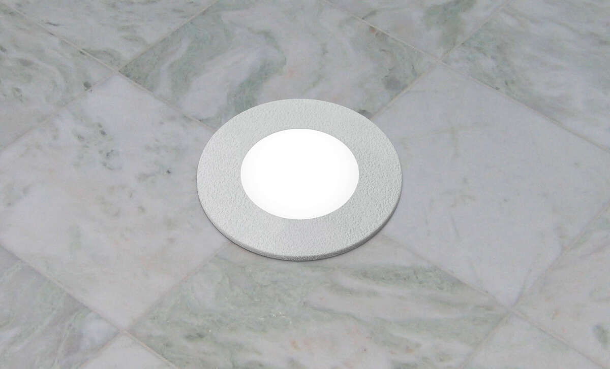 CAPRI/CA-TD9-GR CAPRI CALPESTABILE INCASSO TONDO 9 CM. 1 LUCE DIFFUSA GRIGIO IP67 GU10 LED 6W CCT INCLUSA