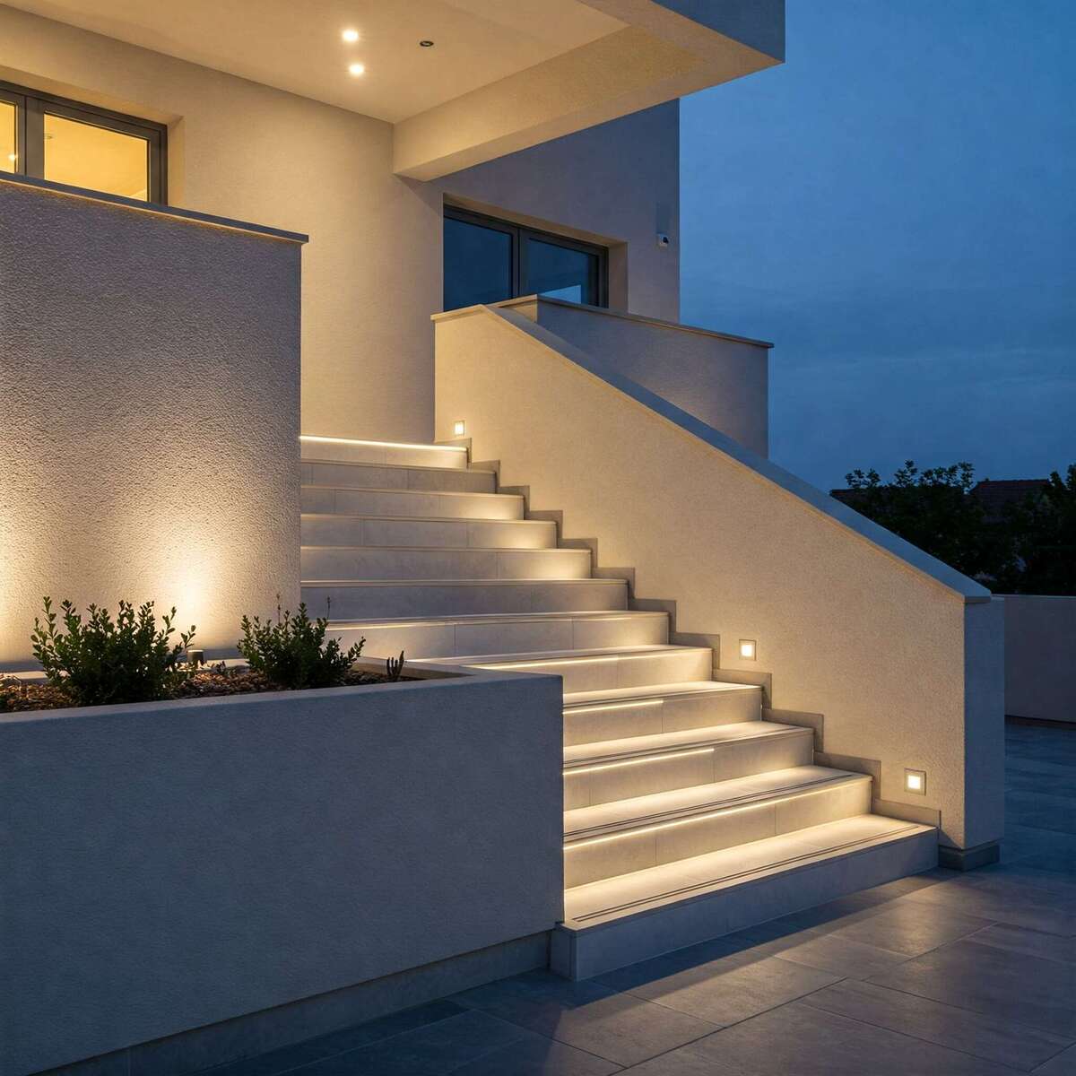INTRO-GA INTRO SEGNAPASSO PER 503 1 LUCE GRIGIO ANTRACITE IP65 LED INTEGRATO 2W CCT