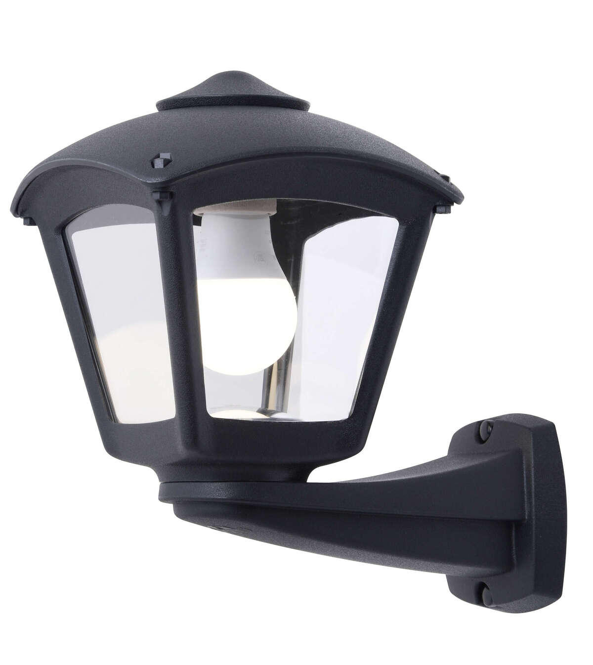 LERICI APPLIQUE 1 LUCE NERO IP55 E27 NON INCLUSA