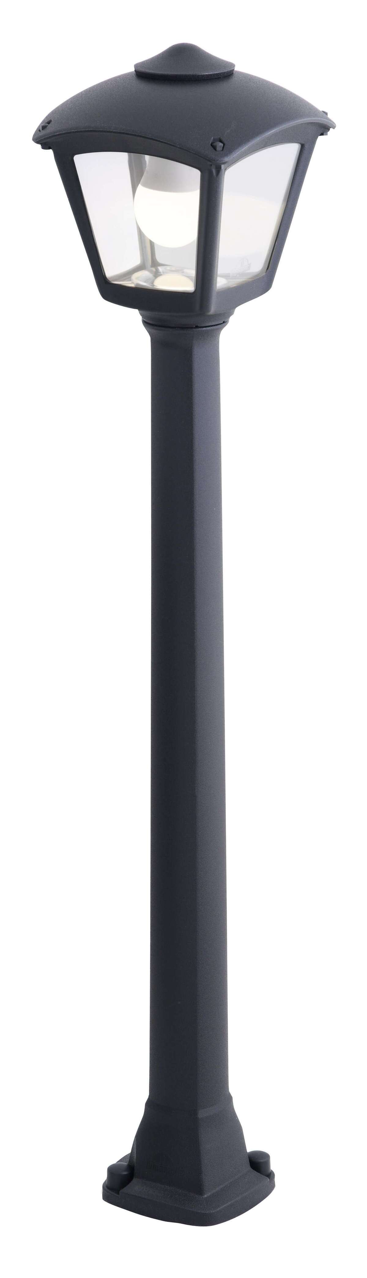 LERICI PALO 100CM. 1 LUCE NERO IP55 E27 NON INCLUSA