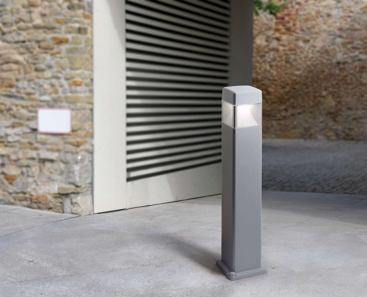 LODI/PA80-GR LODI PALO 80 CM. 1 LUCE GRIGIO IP55 GX53 LED 10W CCT INCLUSA