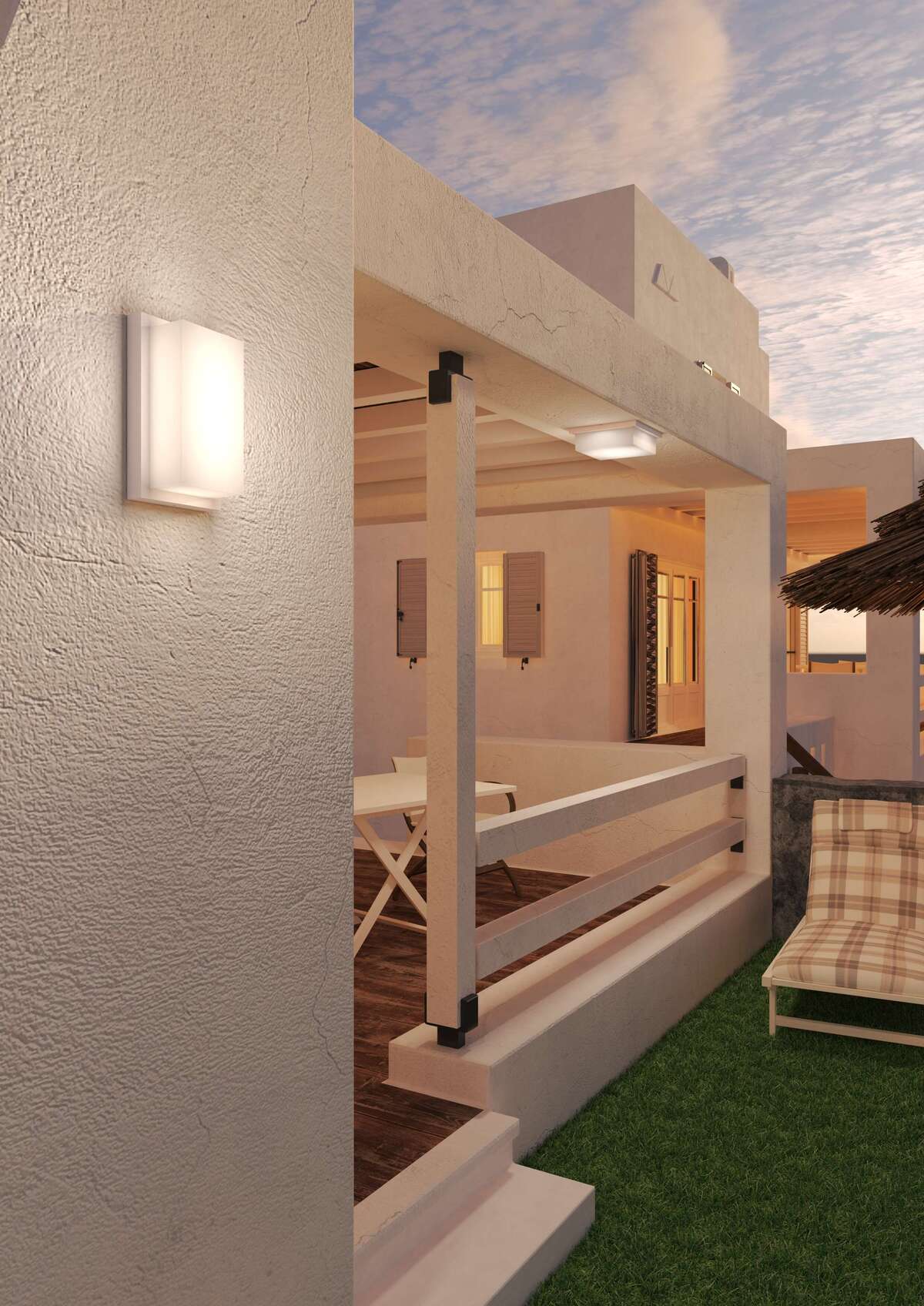 MIAMI/R-BI MIAMI APPLIQUE/PLAFONIERA RETTANGOLARE 24X15CM. 2 LUCI BIANCO IP54 GX53 NON INCLUSE
