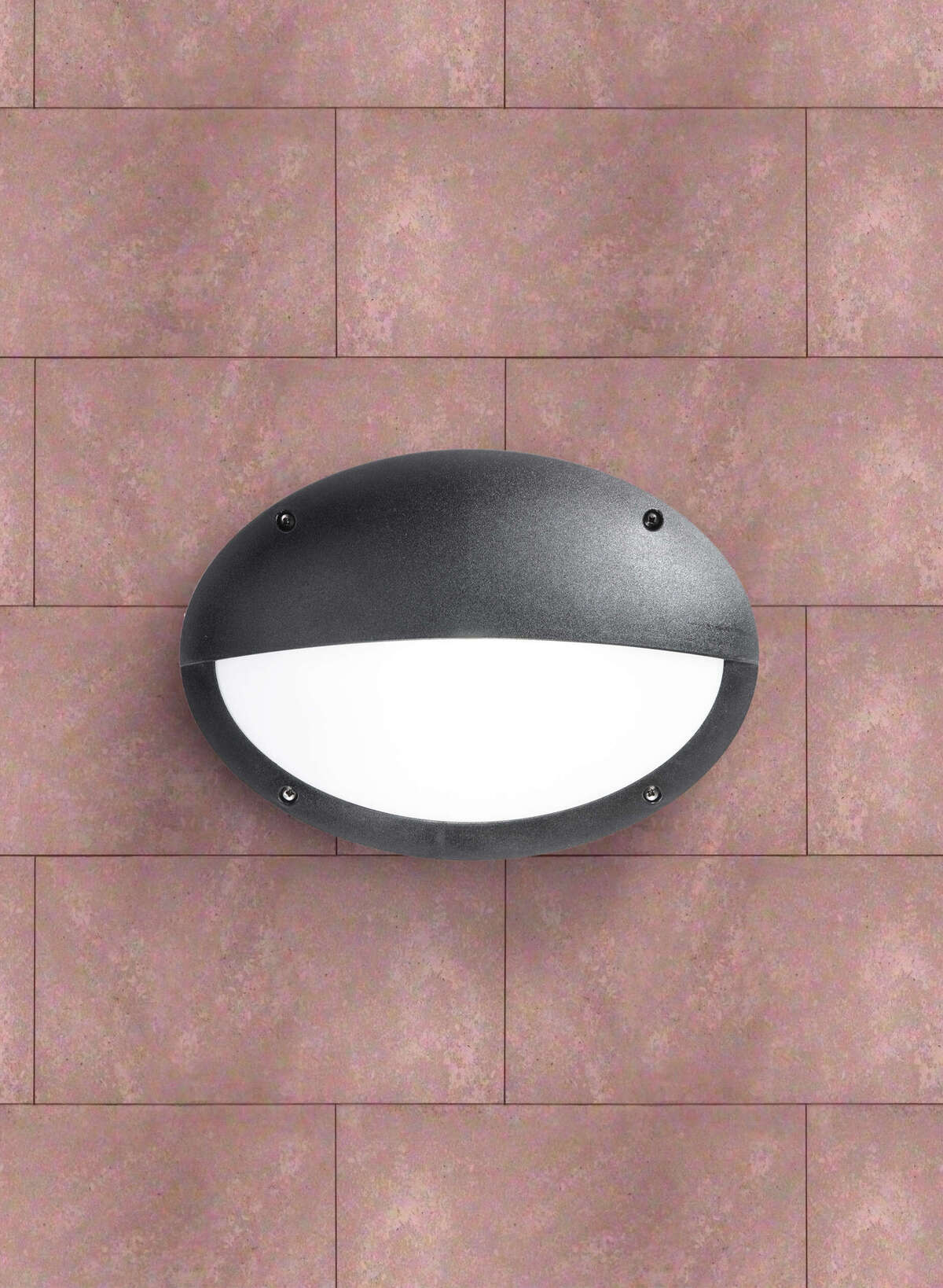 MONZA-NE MONZA APPLIQUE 1 LUCE NERO IP66 E27 NON INCLUSA
