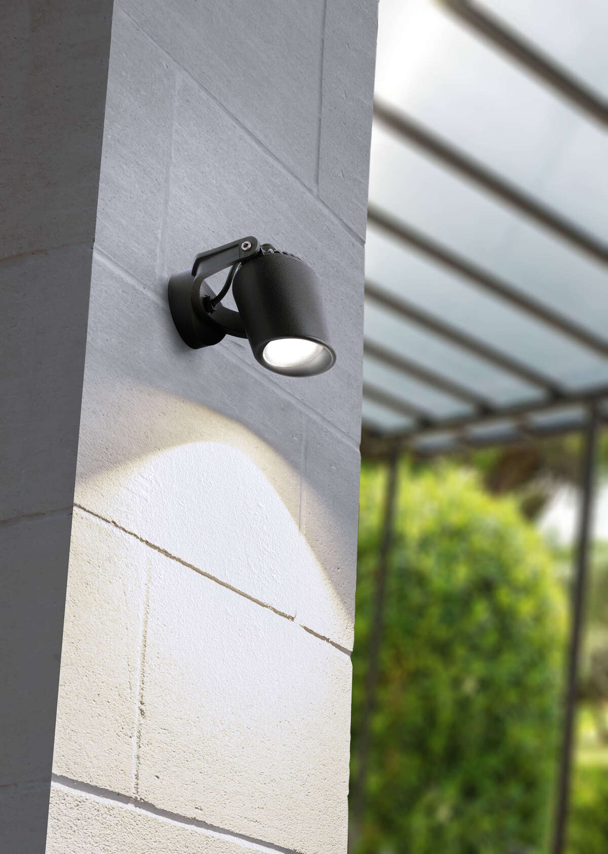 ROMA/FA12-NE ROMA D.12 CM. FARETTO 1 LUCE NERO IP66 GU10 LED 6W CCT INCLUSA