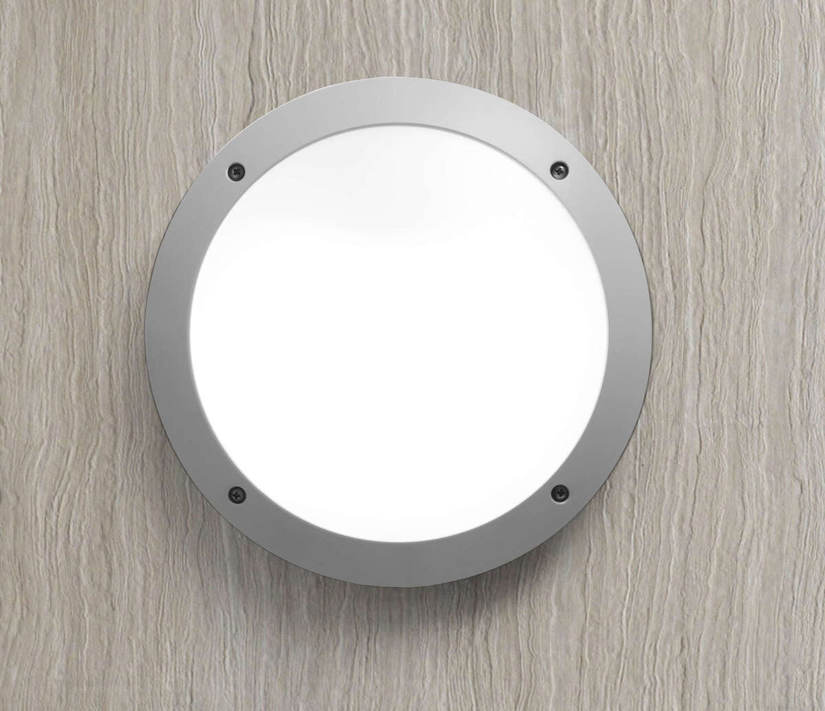 TROPEA/30-GR TROPEA APPLIQUE/PLAFONIERA D.30 CM. 1 LUCE GRIGIO IP66 E27 NON INCLUSA