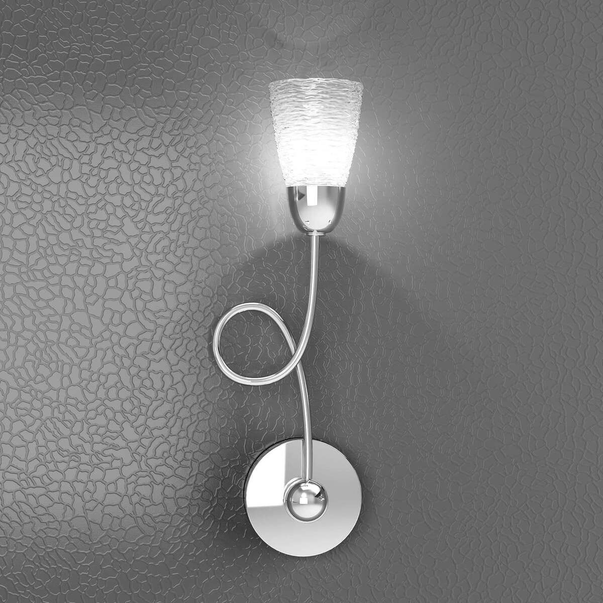 1011/A1-HT FEELING APPLIQUE 1 LUCE VETRO HT