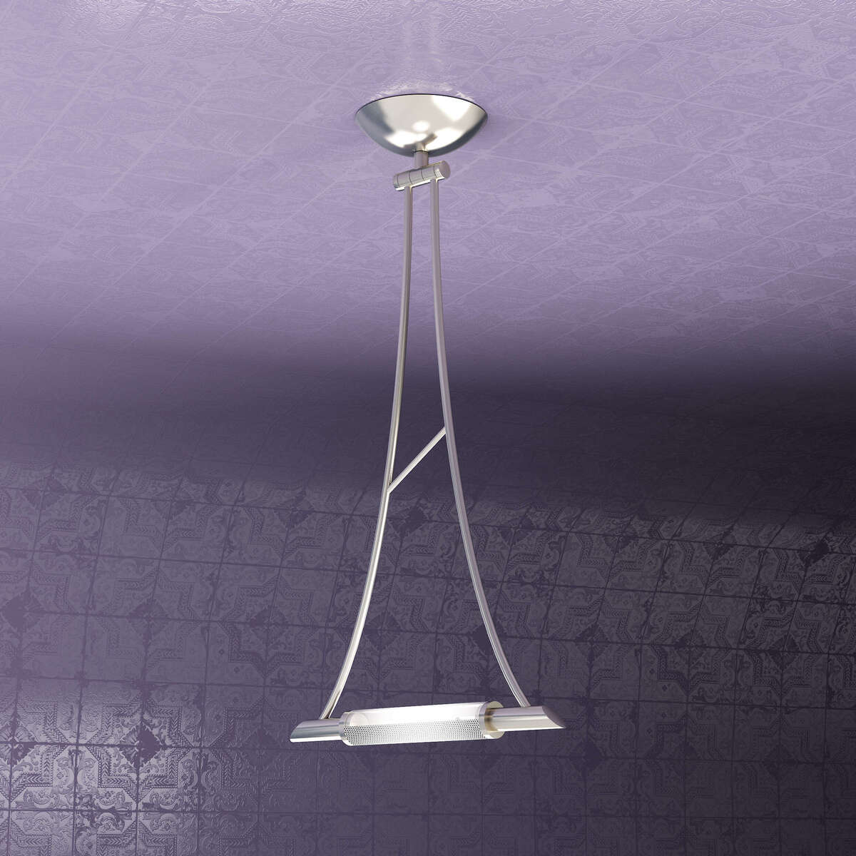 TRIANGLE SOSPENSIONE 1 LUCE NI.SAT.