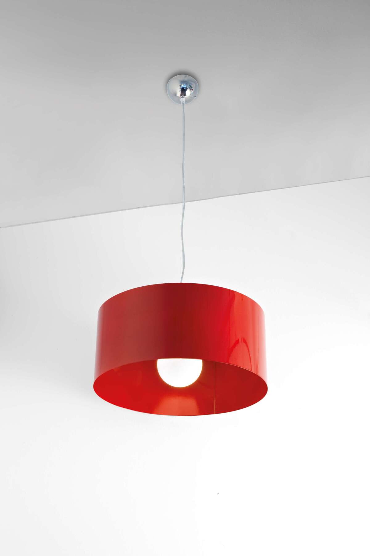 1067/S-RO CYLINDER SOSPENSIONE 1 LUCE ROSSA