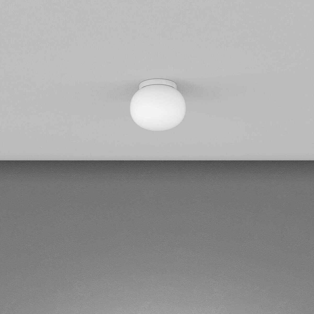 1092BI/PL18 SOFT PLAFONIERA BIANCO D.18 CM. 1 LUCE