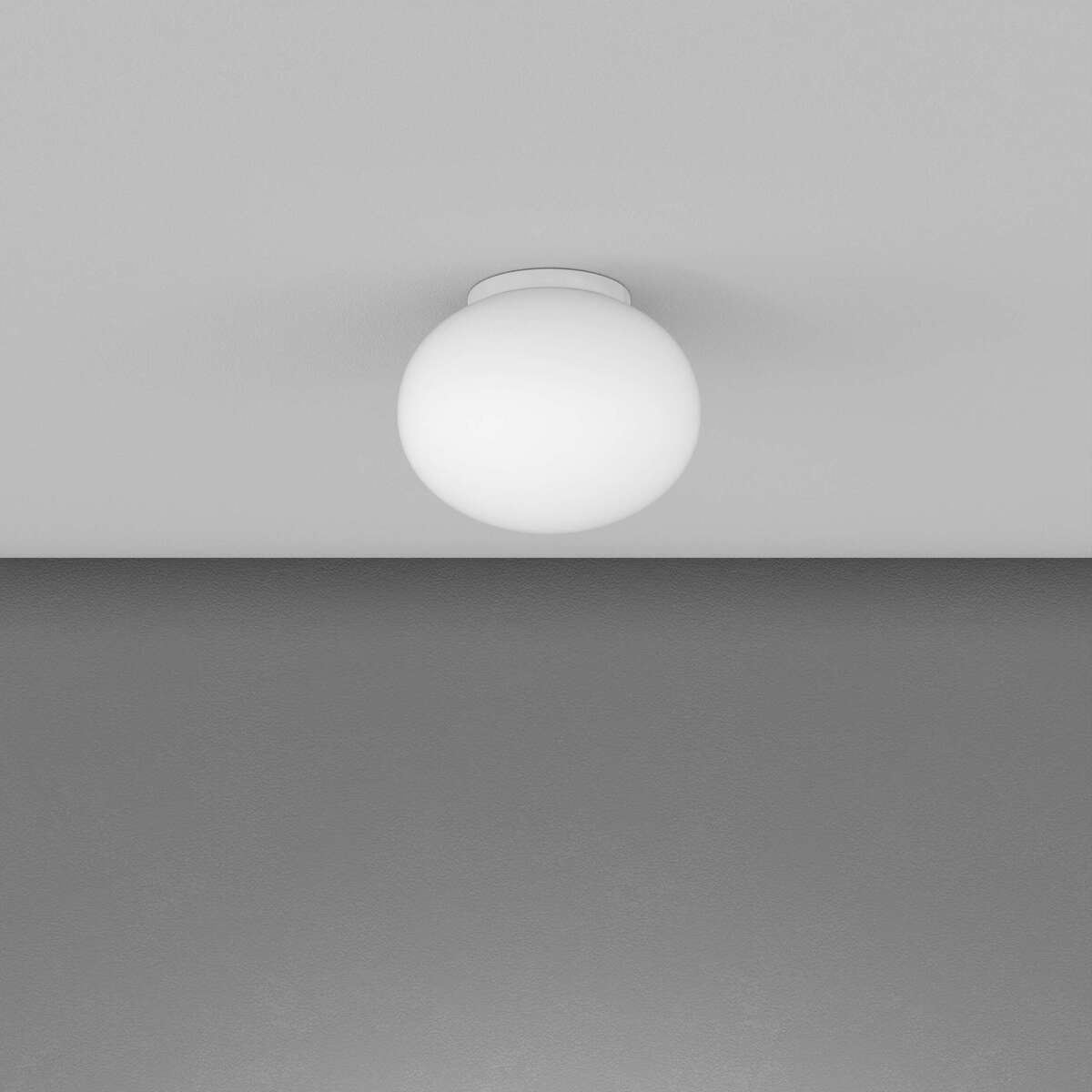 1092BI/PL28 SOFT PLAFONIERA BIANCO D.28 CM. 1 LUCE