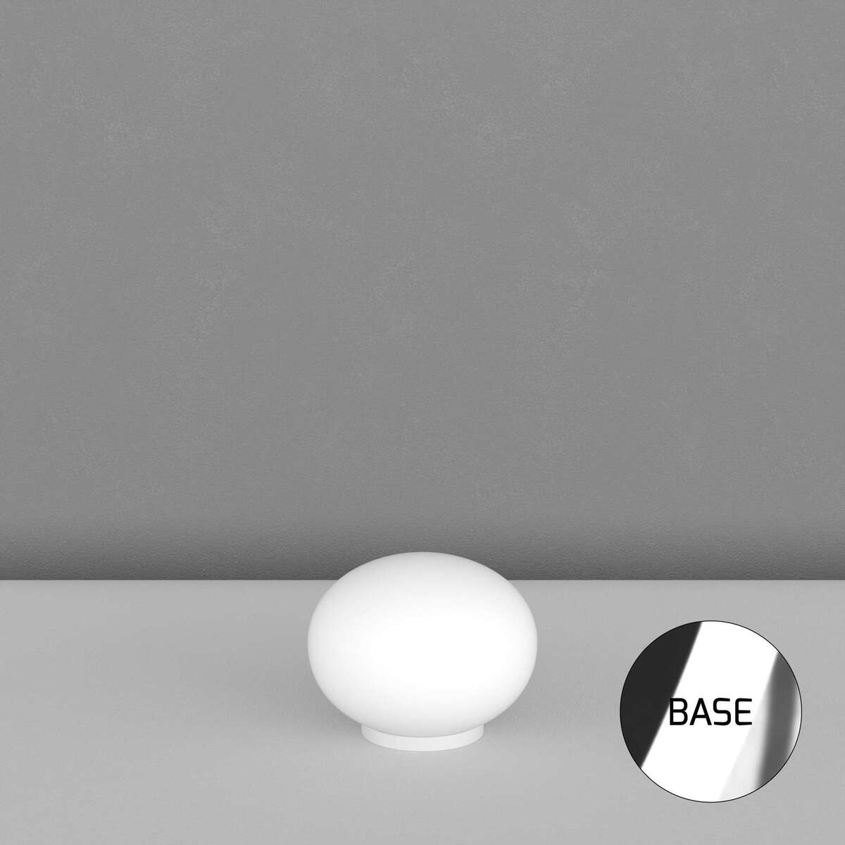 1092CR/LT28 SOFT LAMPADA DA TAVOLO CROMO D.28 CM. 1 LUCE