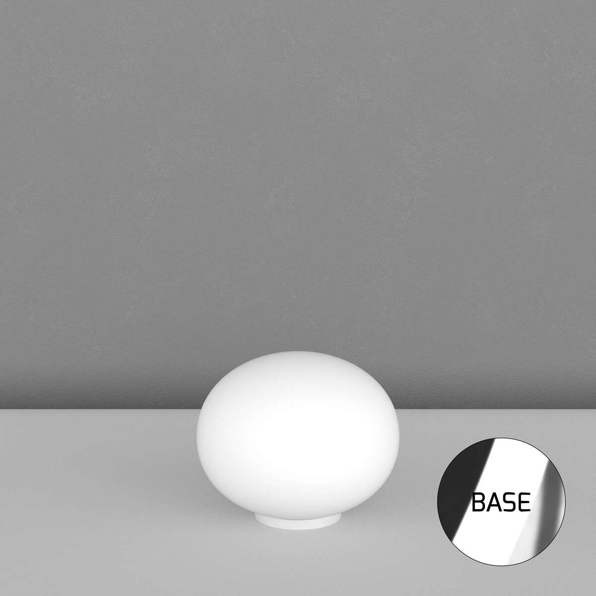 1092CR/LT35 SOFT LAMPADA DA TAVOLO CROMO D.35 CM. 1 LUCE