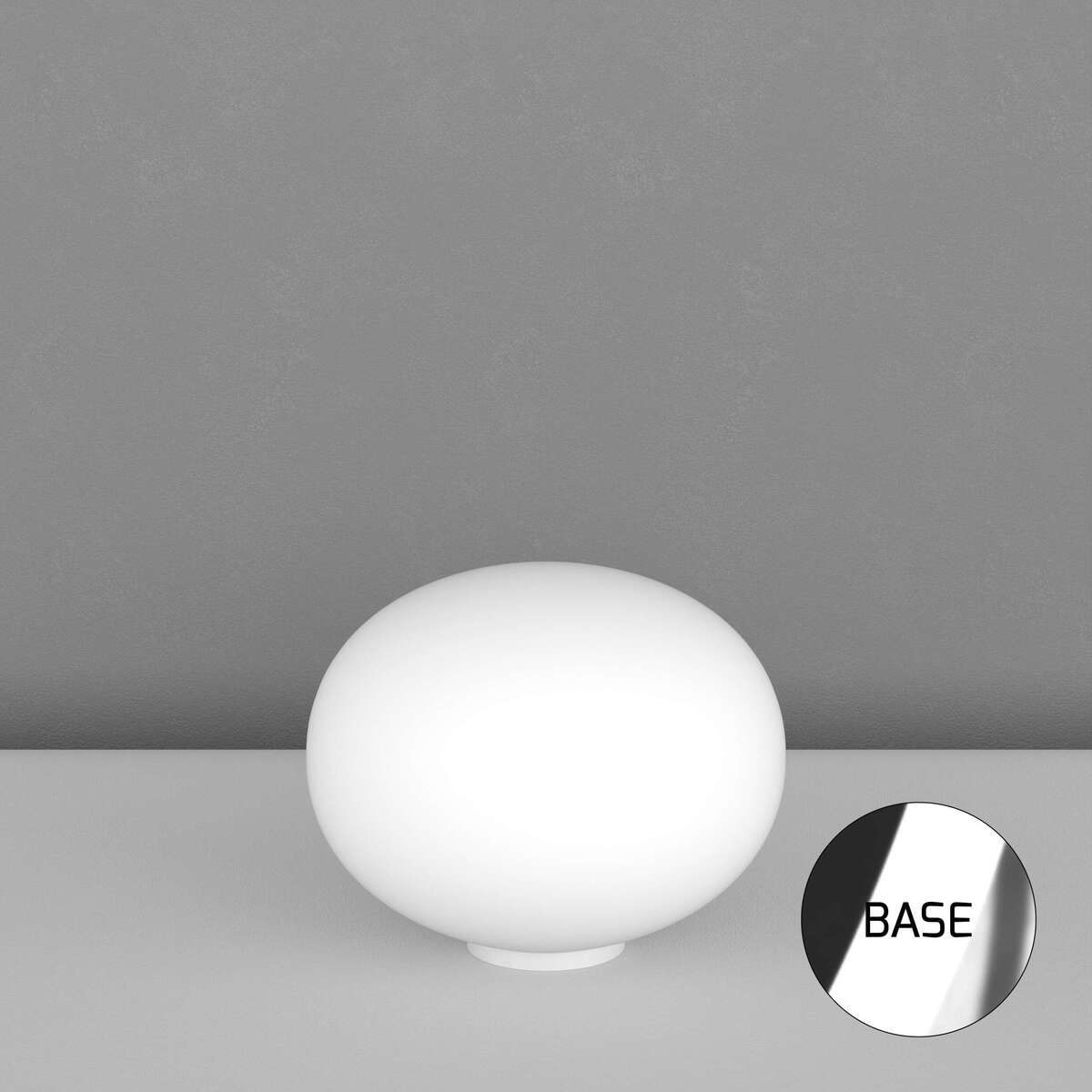 1092CR/LT45 SOFT LAMPADA DA TAVOLO CROMO D.45 CM. 1 LUCE