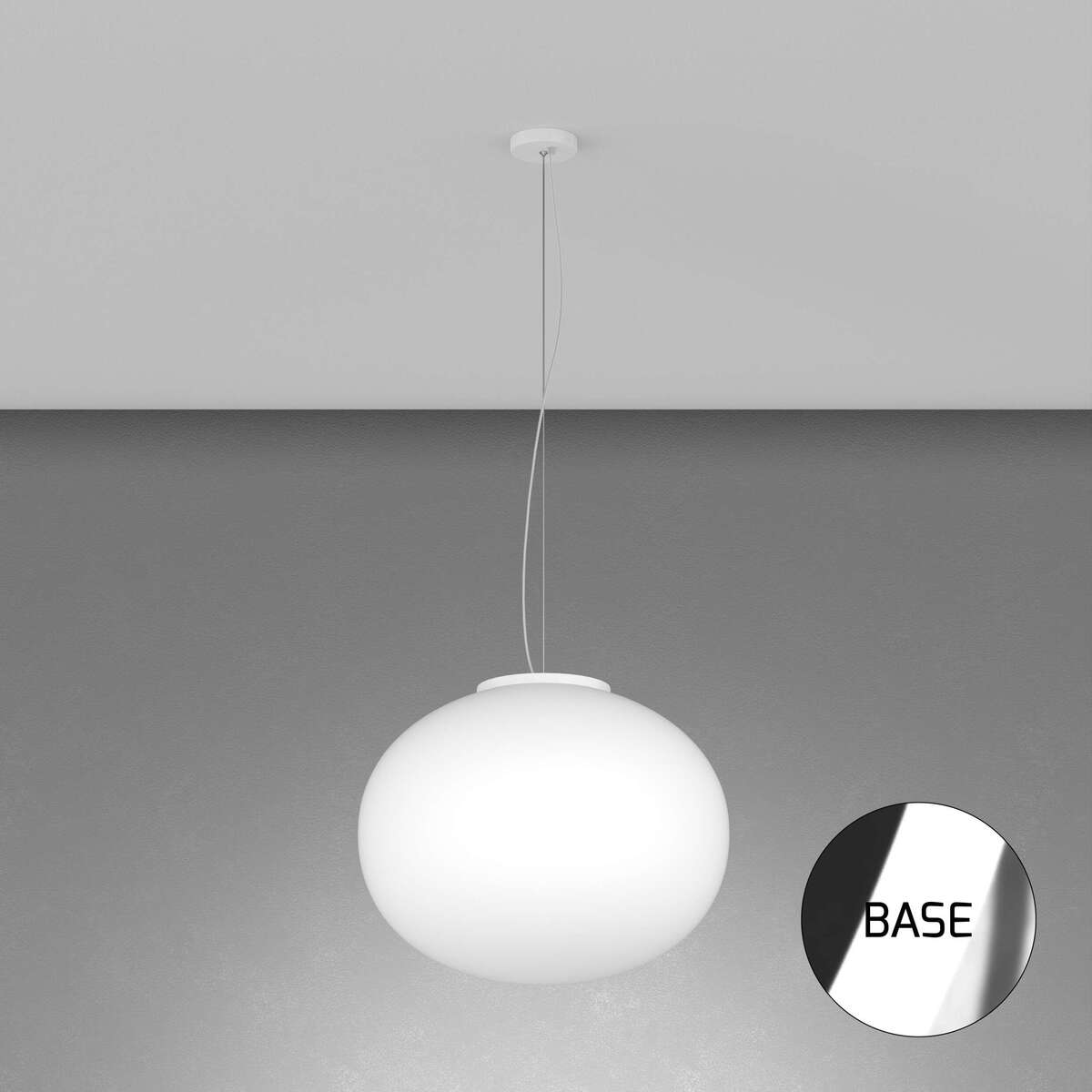 1092CR/S45 SOFT SOSPENSIONE CROMO D.45 1 LUCE