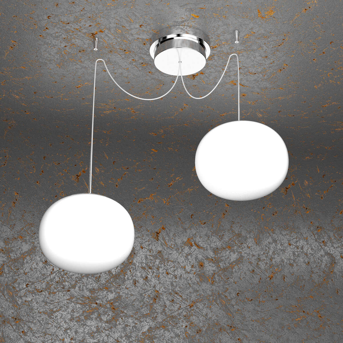 1092/S2-18 SOFT SOSPENSIONE D.18 CM. 2 LUCI
