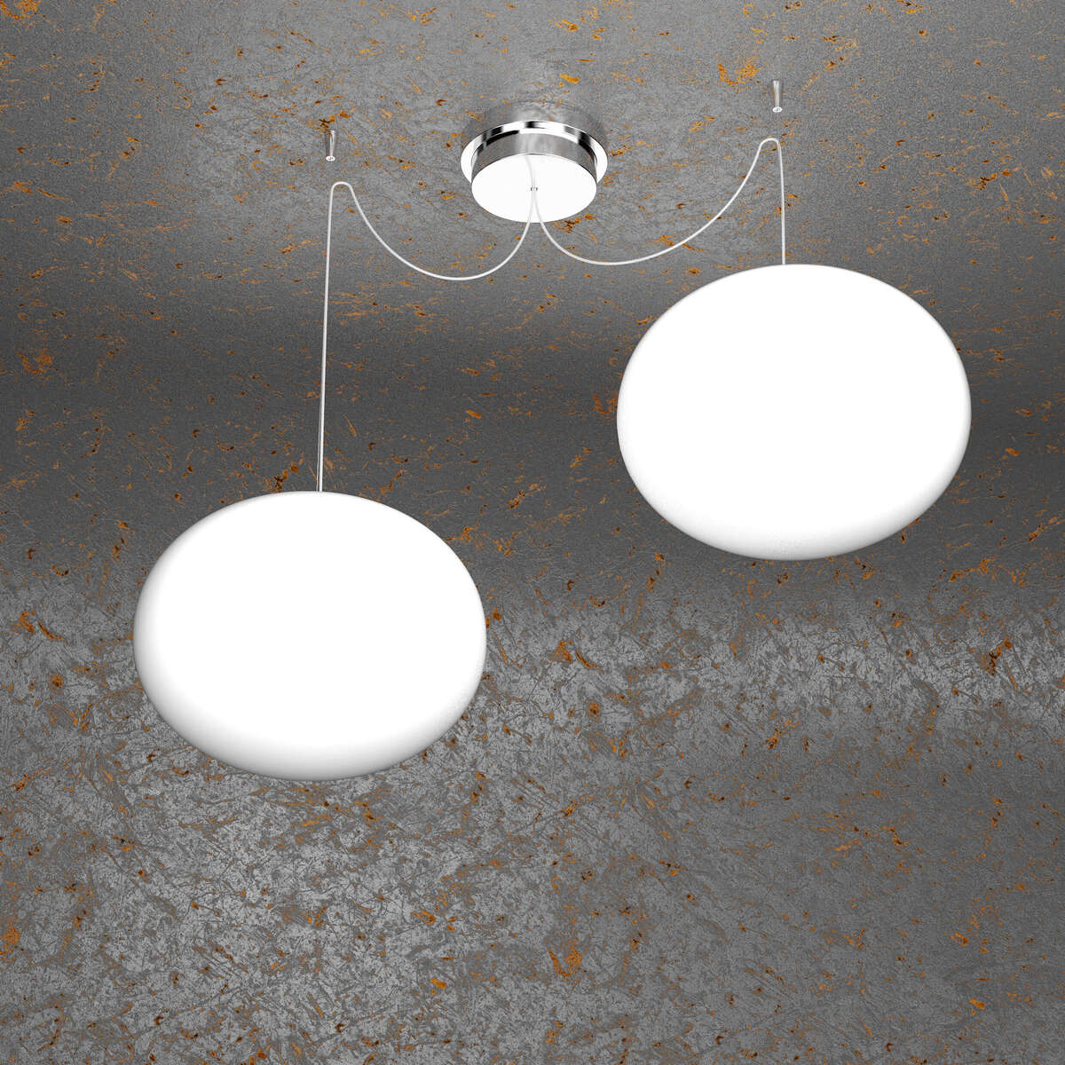 1092/S2-28 SOFT SOSPENSIONE D.28 CM. 2 LUCI