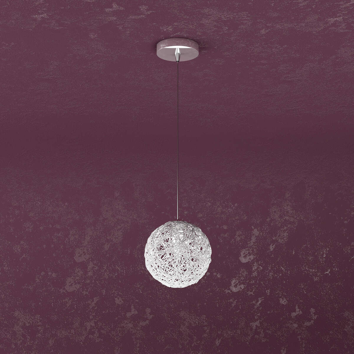1098/S1-GO WILLOW SOSPENSIONE 1 LUCE DECORO GOMITOLO