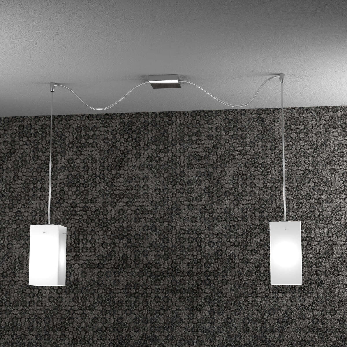 1105/S2-S CRAZY SOSPENSIONE 2 LUCI SPOSTABILI