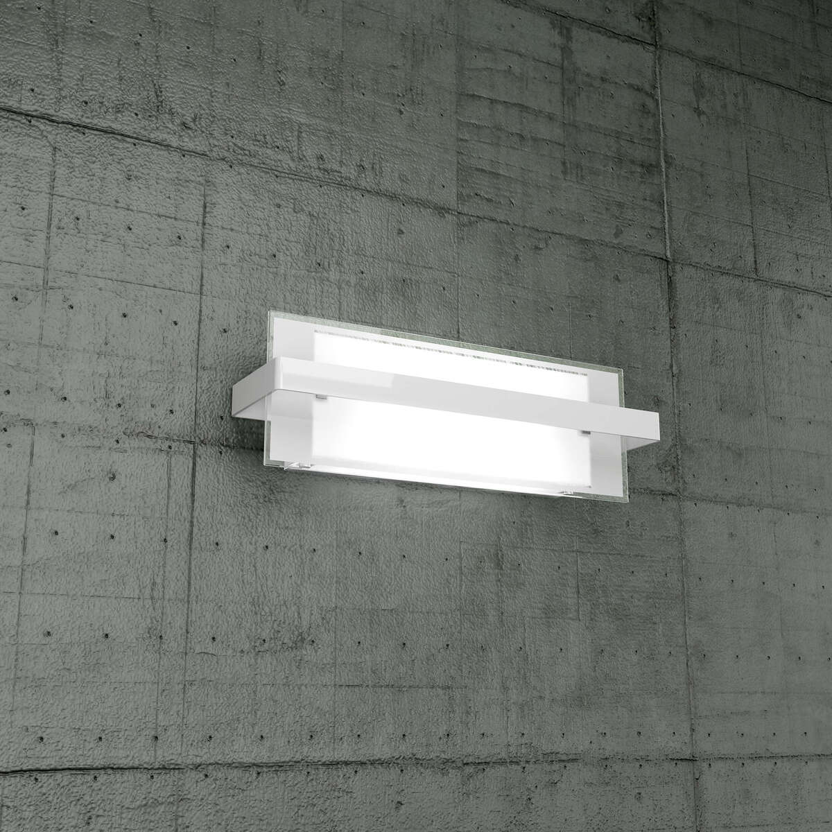 1106/AM-BI CROSS APPLIQUE MEDIA 2 LUCI BIANCO