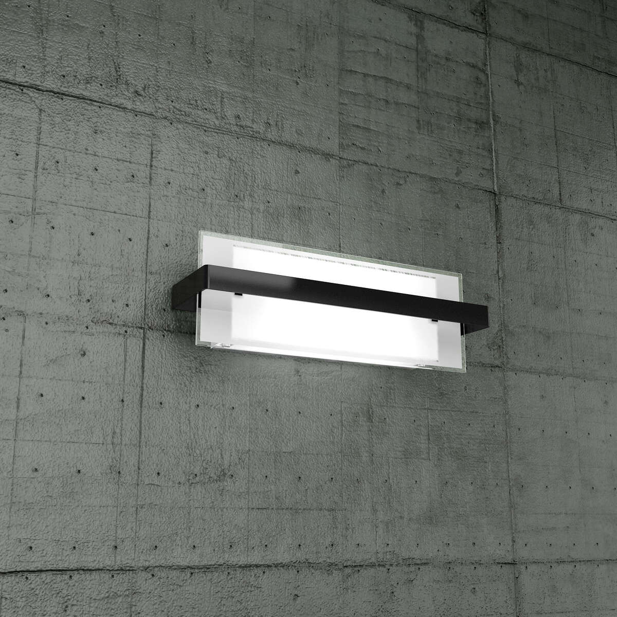 1106/AM-NE CROSS APPLIQUE MEDIA 2 LUCI NERO