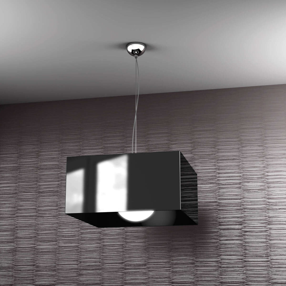 1111/S-NE LIFT SOSPENSIONE 1 LUCE NERO