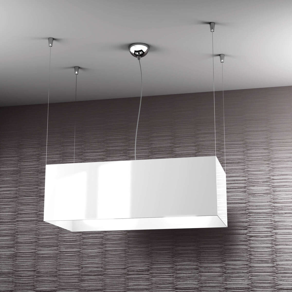 LOFT SOSPENSIONE 2 LUCI BIANCO
