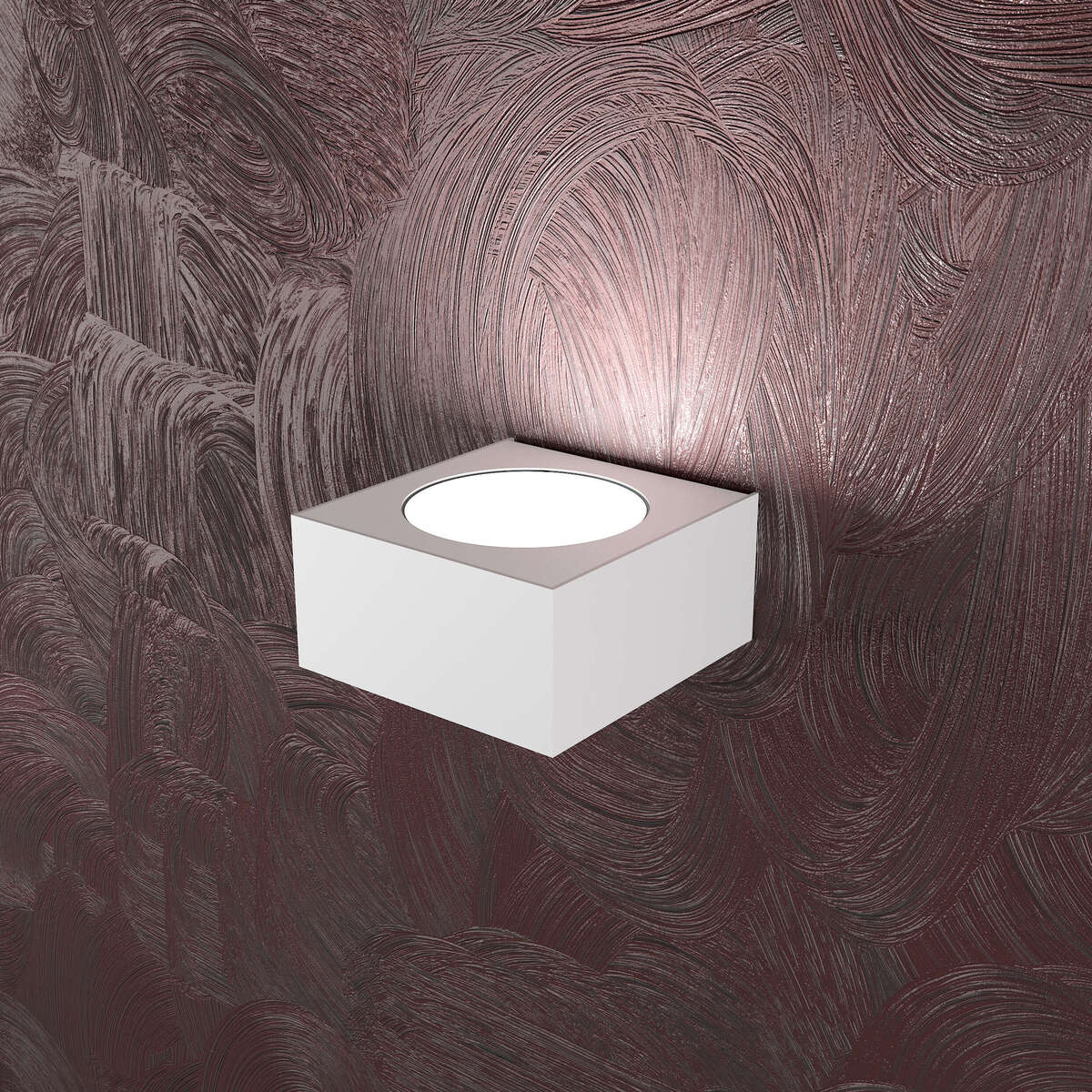 1127/AP-BI AREA APPLIQUE 1 LUCE MONOEMISSIONE BIANCO