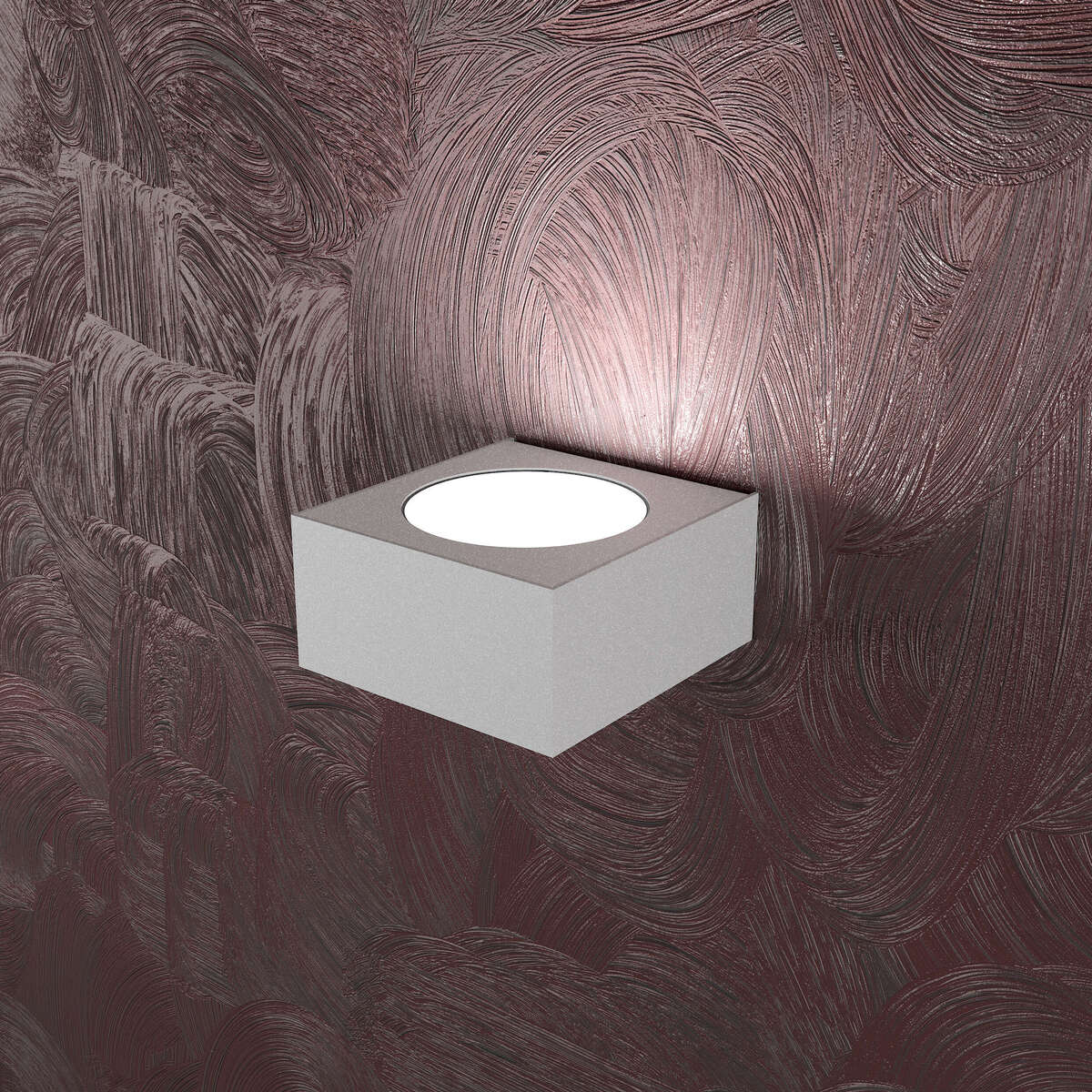 1127/AP-GR AREA APPLIQUE 1 LUCE MONOEMISSIONE GRIGIO