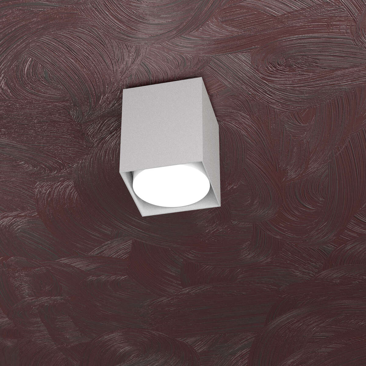1127/PL10-GR AREA PLAFONIERA TUBO H.10 1 LUCE GRIGIO