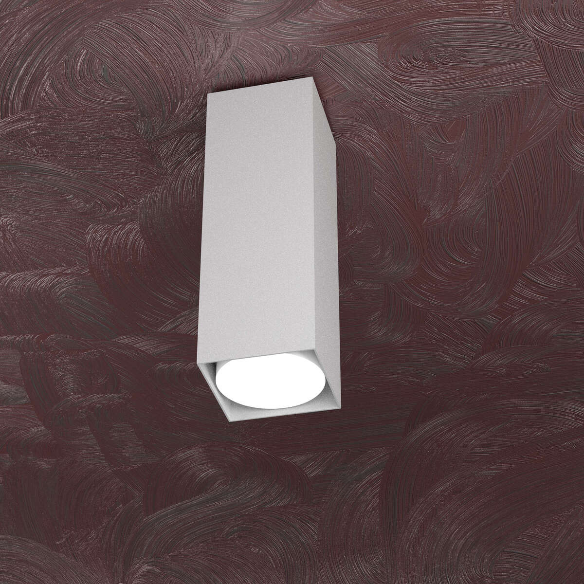 1127/PL25-GR AREA PLAFONIERA TUBO H.25 1 LUCE GRIGIO