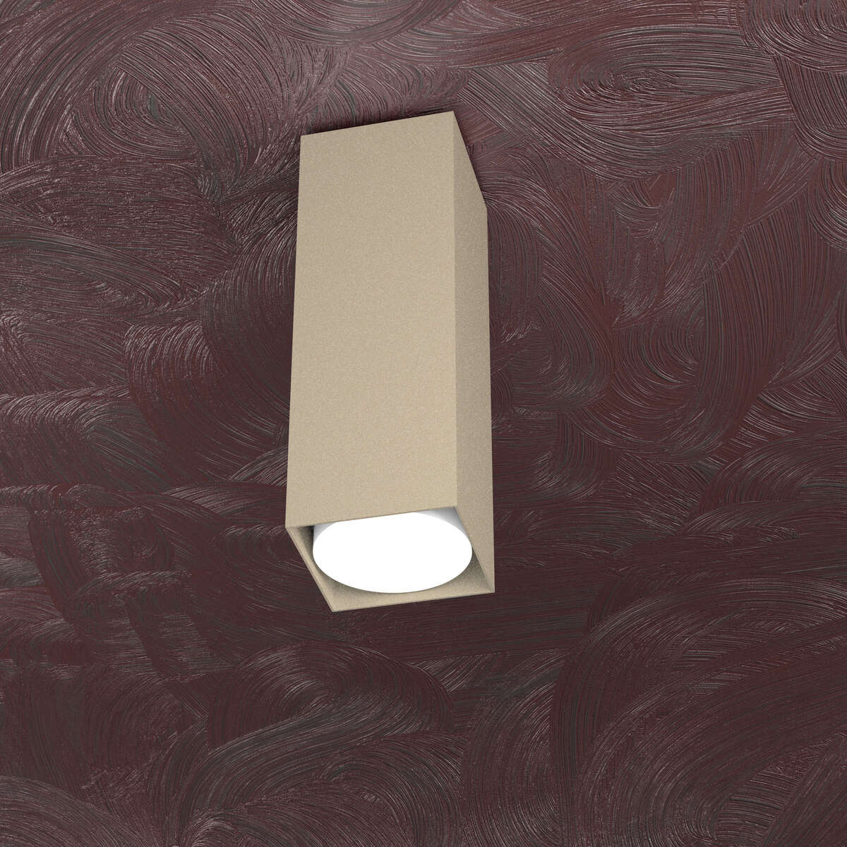 1127/PL25-SA AREA PLAFONIERA TUBO H.25 1 LUCE SABBIA