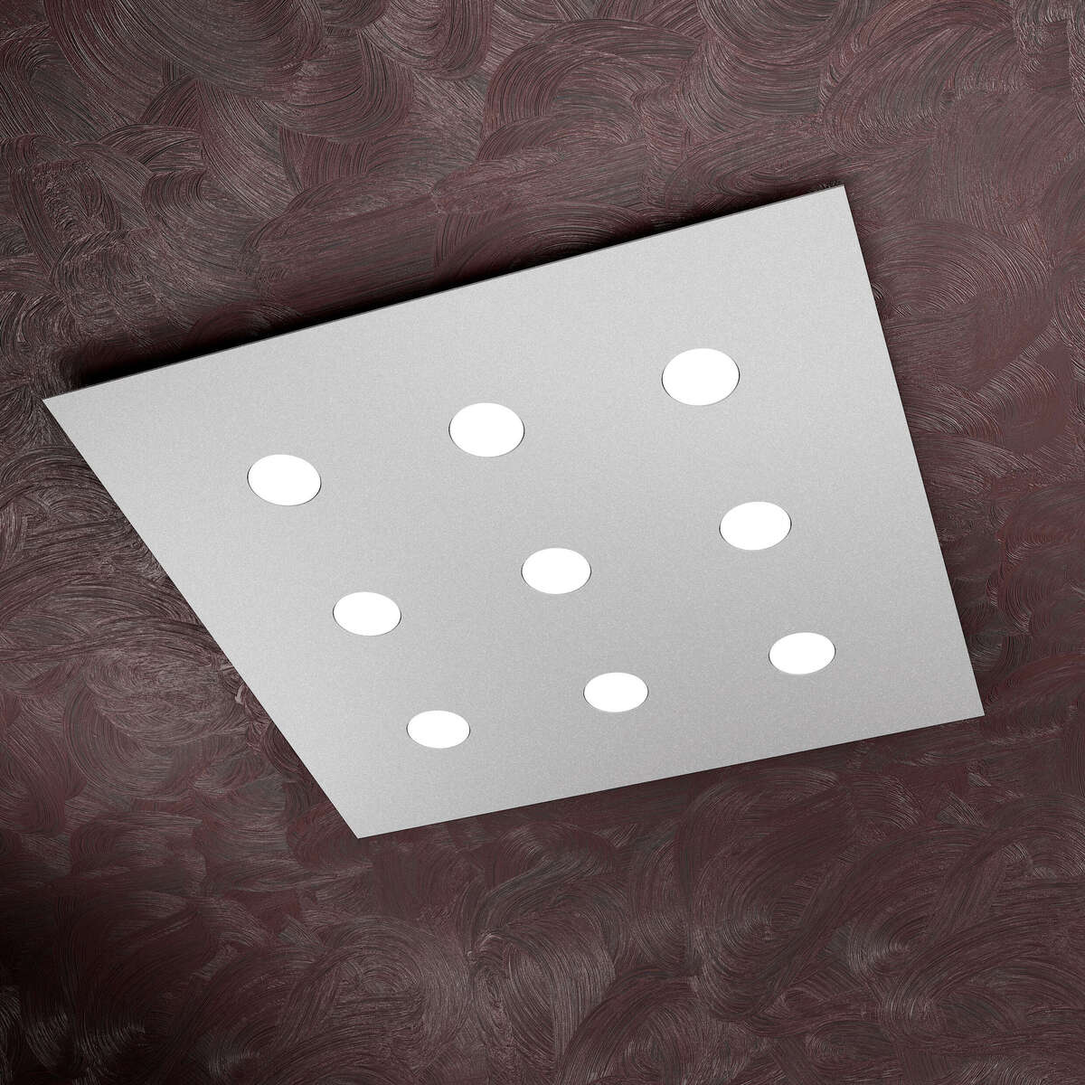 1127/PL9-GR AREA PLAFONIERA 9 LUCI GRIGIO