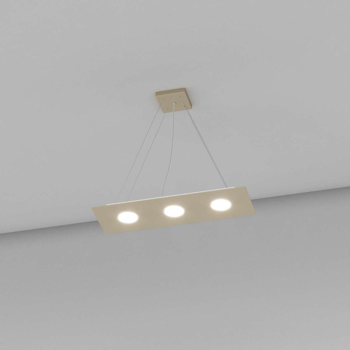 1127/S3 R-SA AREA SOSPENSIONE 3 LUCI SABBIA