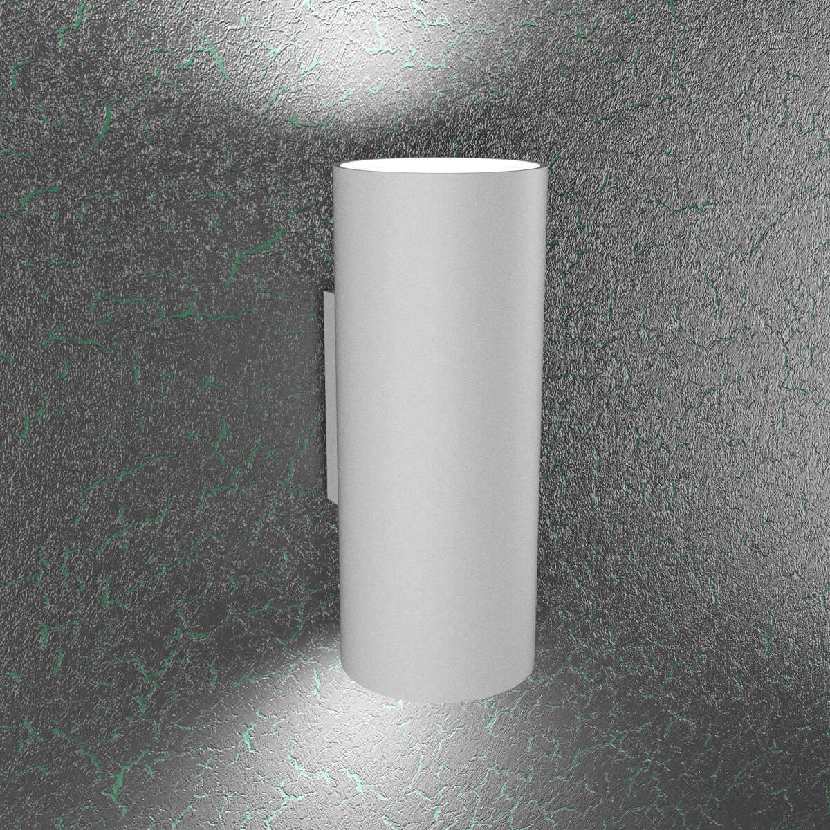 CLOUD APPLIQUE GRANDE 2 LUCI GRIGIO