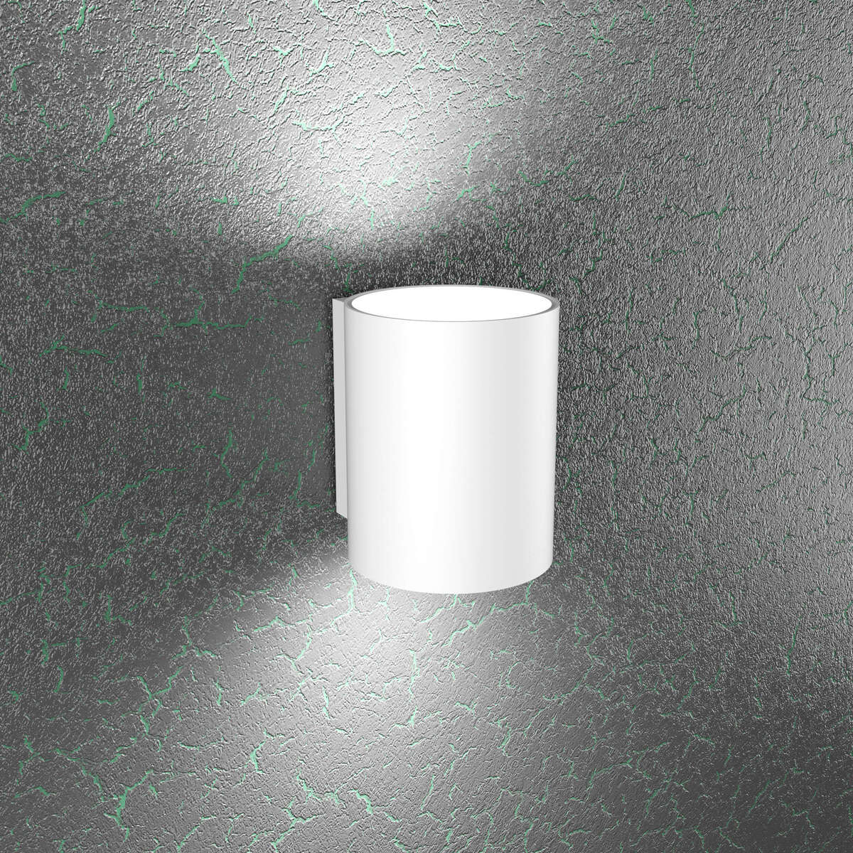 CLOUD APPLIQUE PICCOLA 2 LUCI BIANCO