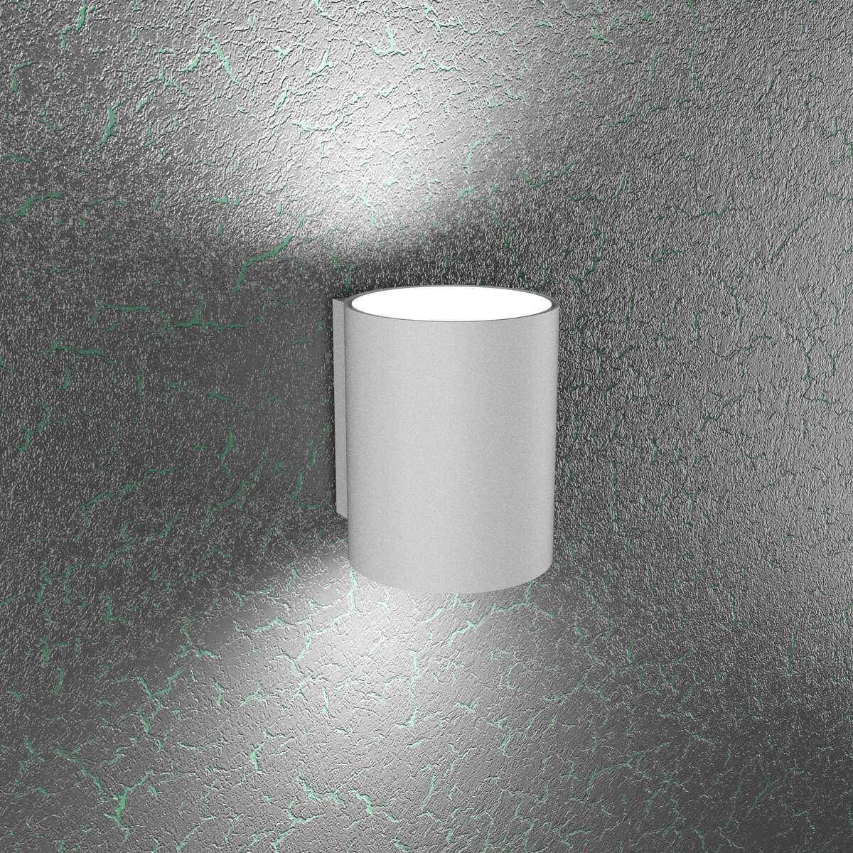 CLOUD APPLIQUE PICCOLA 2 LUCI GRIGIO